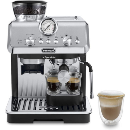 De'Longhi La Specialista Arte Automatic Espresso Machine 1400W Pressure 15bar with Grinder Silver