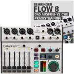 Behringer Flow 8 4 XLR Inputs & Bluetooth Case Bundle - Image 3