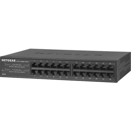 NetGear GS324 Unmanaged L2 Switch with 24 Gigabit (1Gbps) Ethernet Ports
