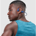 Shokz OpenRun Bone Conduction Bluetooth Handsfree Earphones with Sweat Resistance Blue - Image 7