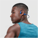 Shokz OpenRun Bone Conduction Bluetooth Handsfree Earphones with Sweat Resistance Blue - Image 6