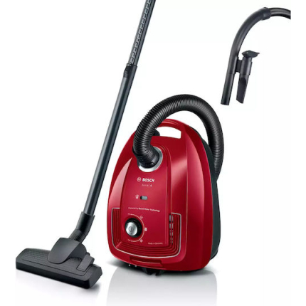 Bosch BGB38RD2 Vacuum Cleaner 600W Bagged 4lt Red