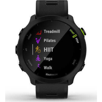 Garmin Forerunner 55 42mm Waterproof Smartwatch with Heart Rate Monitor (Black)