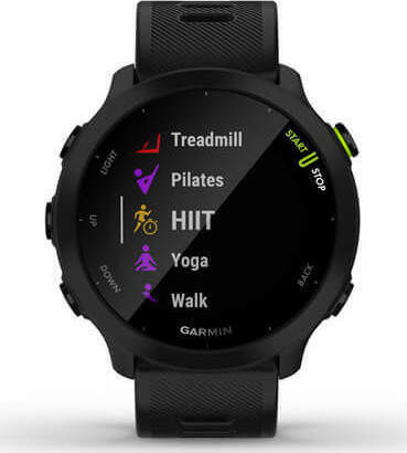 Garmin Forerunner 55 42mm Waterproof Smartwatch with Heart Rate Monitor (Black) - Image 1