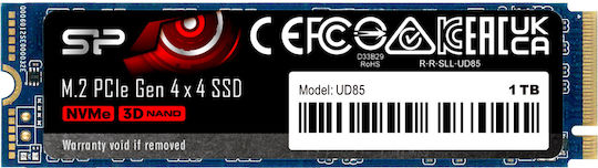 Silicon Power UD85 SSD 1TB M.2 Type With PCI Express 4.0 Connection SP01KGBP44UD8505 - Image 1