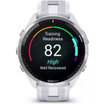 Garmin Forerunner 965 Titanium 47mm Waterproof Smartwatch with Heart Rate Monitor (Whitestone/Powder Grey)