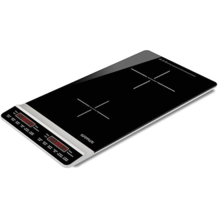 G3Ferrari Induction Countertop Double Burner Black