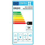 Akpo Wk-4 Mirt Eco Chimney Vent Hood 60cm Black - Image 3