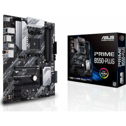Asus Prime B550-Plus Motherboard ATX with AMD AM4 Socket 90MB14U0-M0EAY0