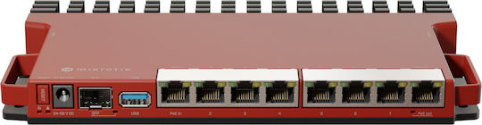MikroTik L009UiGS-RM v7 Wireless Router with 8 Gigabit Ports - Image 1