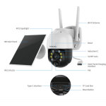 Foscam FSC-B4 IP Surveillance Camera Wi-Fi Full HD+ 4MP Waterproof Battery Powered with Two-Way Communication - Image 2