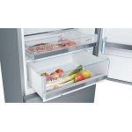 Bosch Fridge-Freezer 419lt H201xW70xD65cm Brushed Steel Anti-Fingerprint KGE49AICA - Image 6