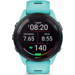 Garmin Forerunner 265 46mm Waterproof Smartwatch with Heart Rate Monitor (Aqua/Black)