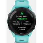 Garmin Forerunner 265 46mm Waterproof Smartwatch with Heart Rate Monitor (Aqua/Black) - Image 5
