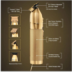 Babyliss Pro SkeletonFX Professional Rechargeable Hair Clipper Gold FX7870GE - Image 8