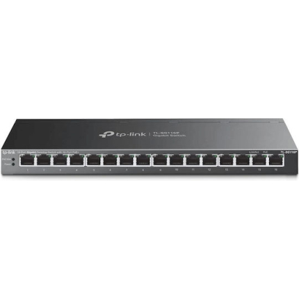 TP-LINK Unmanaged L2 PoE+ Switch with 16 Gigabit (1Gbps) Ethernet Ports