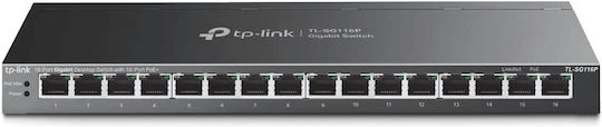 TP-LINK Unmanaged L2 PoE+ Switch with 16 Gigabit (1Gbps) Ethernet Ports - Image 1