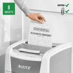 Leitz IQ Cross Cut 8-Sheet Paper Shredder