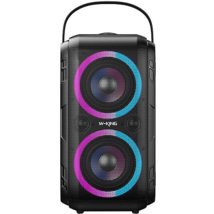 W-King T9-2 Bluetooth Speaker 80W with Battery Life up to 24 Hours Black