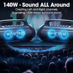 W-King D10 Bluetooth Speaker 60W with Battery Life up to 42 hours Black - Image 6