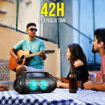 W-King D10 Bluetooth Speaker 60W with Battery Life up to 42 hours Black - Image 8