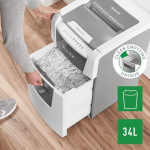 Leitz IQ Cross Cut 8-Sheet Paper Shredder - Image 8
