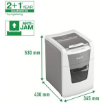 Leitz IQ Cross Cut 8-Sheet Paper Shredder - Image 6