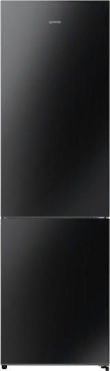 Gorenje Fridge-Freezer 336lt Total NoFrost H200.4xW59.5xD59cm Black NRK620EABG4 - Image 1