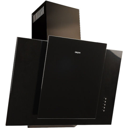 Akpo Wk-4 Mirt Eco Chimney Vent Hood 60cm Black