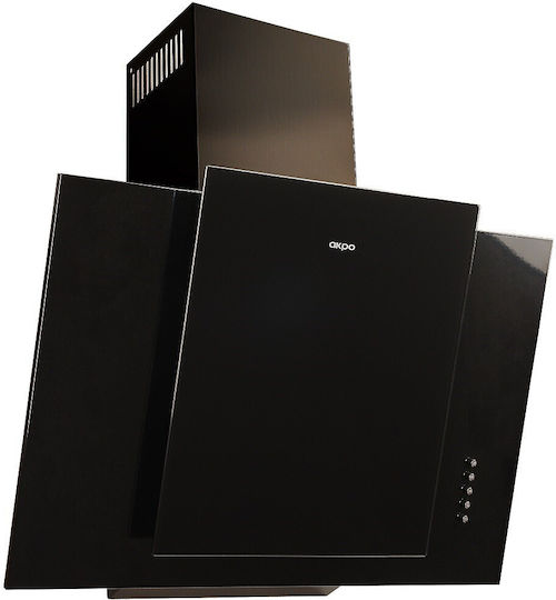 Akpo Wk-4 Mirt Eco Chimney Vent Hood 60cm Black - Image 1