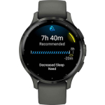 Garmin Venu 3S Stainless Steel 41mm Waterproof Smartwatch with Heart Rate Monitor (Slate Stainless Steel Bezel with Pebble Gray Case and Silicone Band) - Image 5