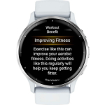 Garmin Venu 3 Stainless Steel 45mm Waterproof Smartwatch with Heart Rate Monitor (Silver Stainless Steel Bezel with Whitestone Case and Silicone Band) - Image 4