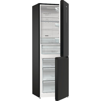 Gorenje Fridge-Freezer 300lt NoFrost H185xW60xD59.25cm Black NRK6192ABK4