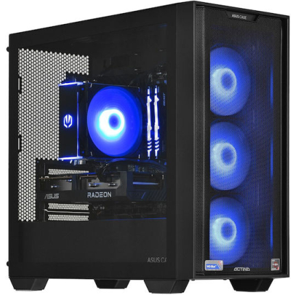 Actina 5901443335832 Gaming Desktop PC (Ryzen 5-5600/16GB DDR4/1TB SSD/Radeon RX 7600/No OS)