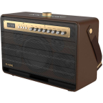 W-King Karaoke Speaker with Wireless Microphones K6L Brown - Image 4
