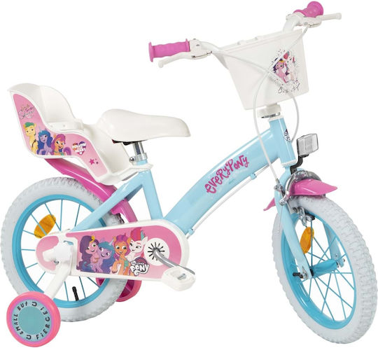 Toimsa My Little Pony 14" Kids Bicycle City Light Blue - Image 1