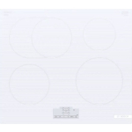 Bosch Serie 4 Induction Cooktop Autonomous with Child Lock Function 59.2x52.2εκ. White