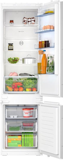 Bosch Built-in Fridge-Freezer 290lt NoFrost H193.5xW54.1xD54.8cm White KIN96NSE0 - Image 1
