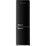 Ravanson Retro Fridge-Freezer 250lt H188.5xW54.5xD55cm Black LKK-250RB - Image 2