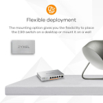 Zyxel XMG-105HP Unmanaged L2 PoE+ Switch with 5 Ethernet Ports - Image 4