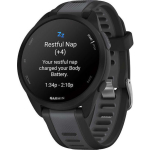 Garmin Forerunner 165 43mm Waterproof Smartwatch with Heart Rate Monitor (Black/Slate Gray) - Image 3
