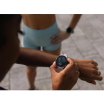 Garmin Forerunner 165 43mm Waterproof Smartwatch with Heart Rate Monitor (Mist Gray/Whitestone) - Image 2