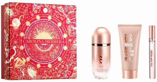 Carolina Herrera 212 Vip Rose Women's Set with Eau de Parfum 3pcs - Image 1