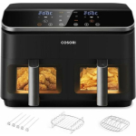 Cosori Dual Basket 8.5 Chef Edition Air Fryer with Double Detachable Bucket 8.5lt Black - Image 2