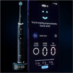 Oral-B iO Series 10 Electric Toothbrush with Timer, Pressure Sensor, and Travel Case Black - Image 4