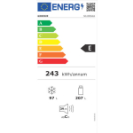 Gorenje Fridge-Freezer 304lt NoFrost H186xW59.5xD59cm White N619EAW4 - Image 3