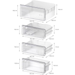 Bosch Built-in Fridge-Freezer 290lt NoFrost H193.5xW54.1xD54.8cm White KIN96NSE0 - Image 2