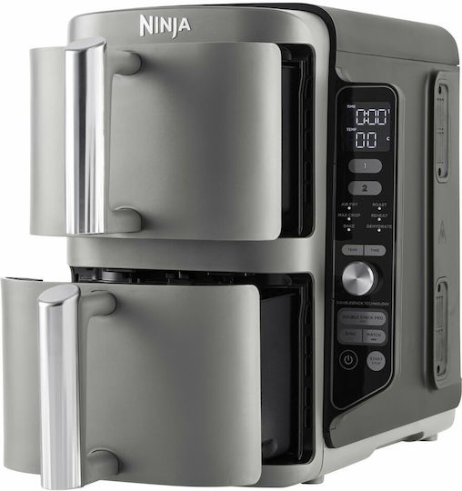 Ninja Double Stack XL Air Fryer with Double Detachable Bucket 9.5lt Gray - Image 1