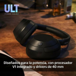 Sony ULT WEAR Wireless / Wired Over Ear Headphones with 30 Hours Playing Time and Quick Charge Black - Image 7