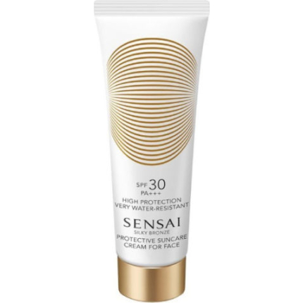 Sensai Silky Bronze Αδιάβροχη Αντηλιακή Κρέμα Προσώπου SPF30 50ml